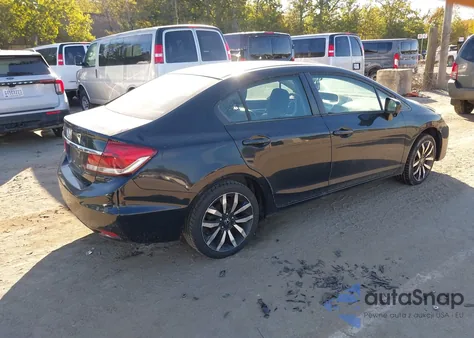 2015 Honda Civic Ex-L from USA, damaged, VIN 2HGFB2F91FH504049
